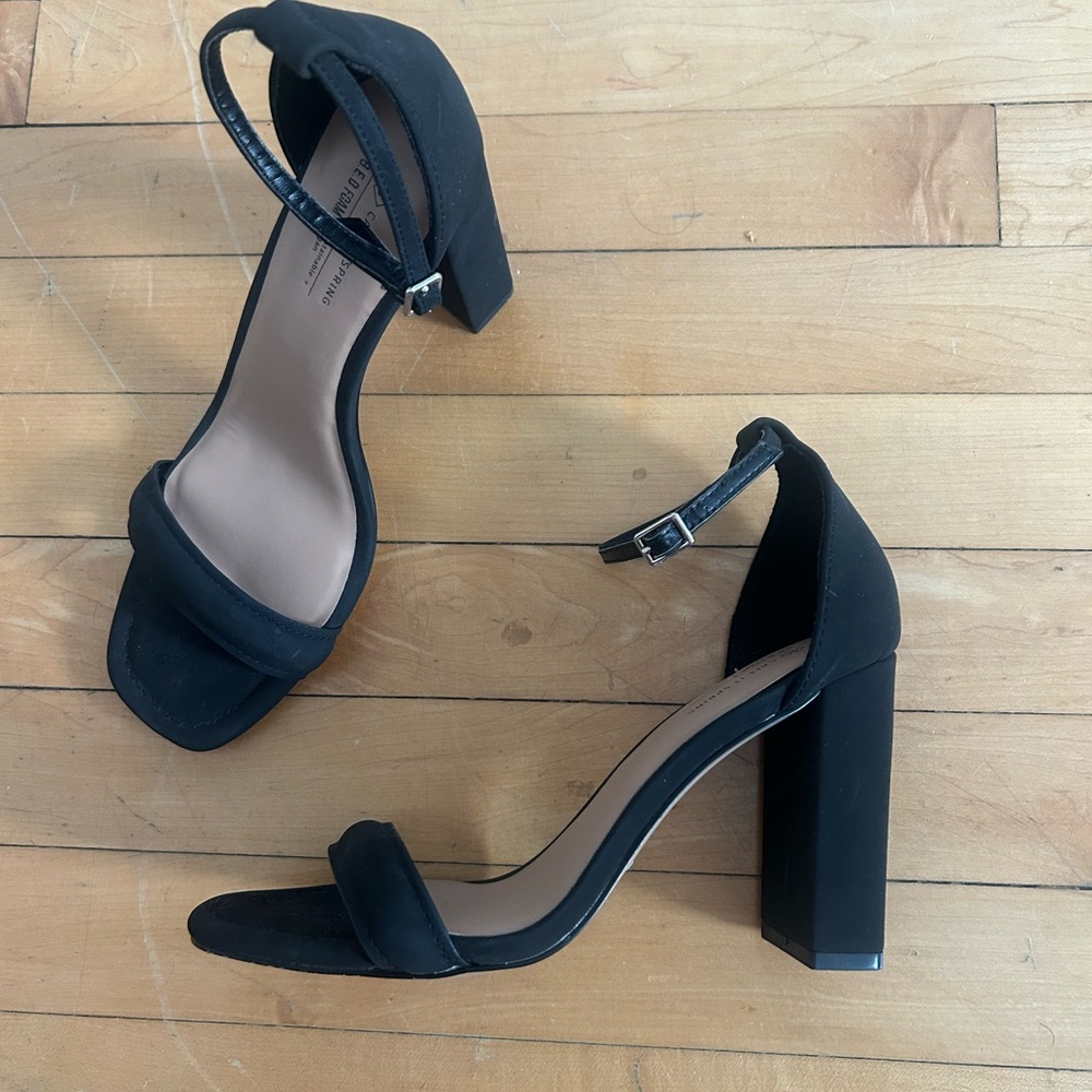 Call It Spring KATARINA Black Block Heel Sandals
